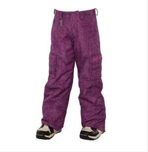 686 SMARTY Girls Mandy Insulated Snow Pants XL Purple Waterproof EUC